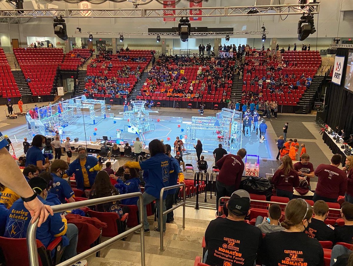 Cyberhawks706's tweet photo. We are back and the first round of qualification matches start today! Check our schedule at the end of the post and watch us play link in our bio!!! We are so excited to see all our work accumulate in today!
#frc #gearedtofly #cyberhawks706 #team706 #first https://t.co/ypIvv8febm