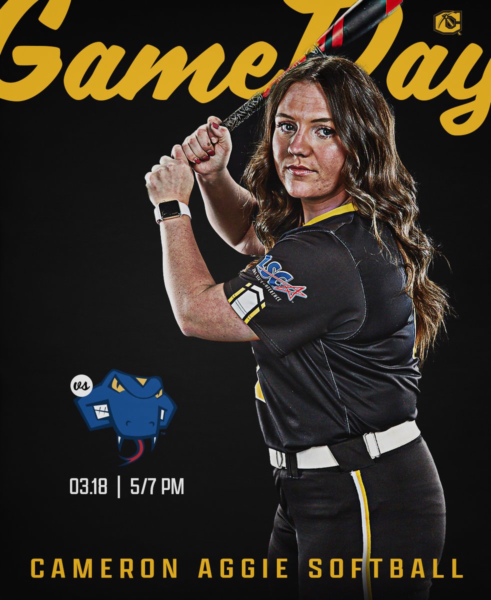 SB | <a href="/AggiesSB/">Cameron Softball</a> faces another top-25 ranked opponent tonight under the lights at McMahon Field!

🆚 - #23 St. Mary's
⌚️ - 5/7 PM (CT)
🏟️ - McMahon Field
📍 - Lawton, OK
🖥️ - lonestarconferencenetwork.com/cu/
🔢 - cameronaggies.com/sidearmstats/s…

#CUsoftball #BackTheAxe⛏️