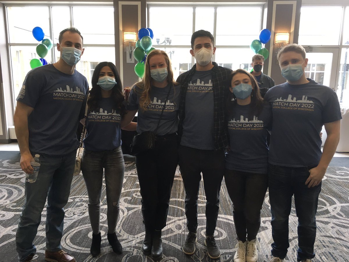 JoeKerschnerMD's tweet photo. Anticipation is building for @MedicalCollege #MCWmatch22 for our Milwaukee-based fourth-year medical students. The excitement is palpable! So proud of ALL of our medical school graduates-to-be! #Match2022 https://t.co/roh249GO0c