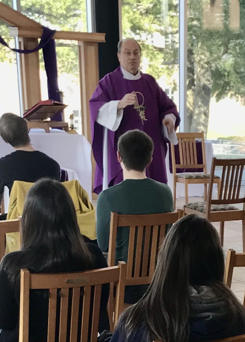 RMUCCM's tweet photo. Just a reminder our Sunday 8:00 PM Campus Mass returns to the chapel this, Sunday, March 20. We are blessed to have Father Frank as our priest. Please join us...and bring a friend. https://t.co/VMUWHNydai