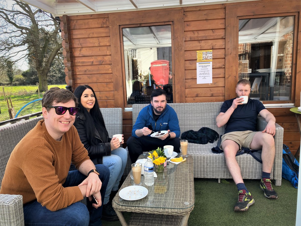 VUEgroupUK's tweet photo. This morning our CEO Glen Mullins took members of #TeamVUE for a walk โ
Wonderful weather with some light refreshments as well as the chance to catch up outside the office... Looking forward to next time already!
#TeamBonding #OfficeWalk #TeamWellbeing #StaffWellbeing #OneTeam https://t.co/eAPROhsNcY