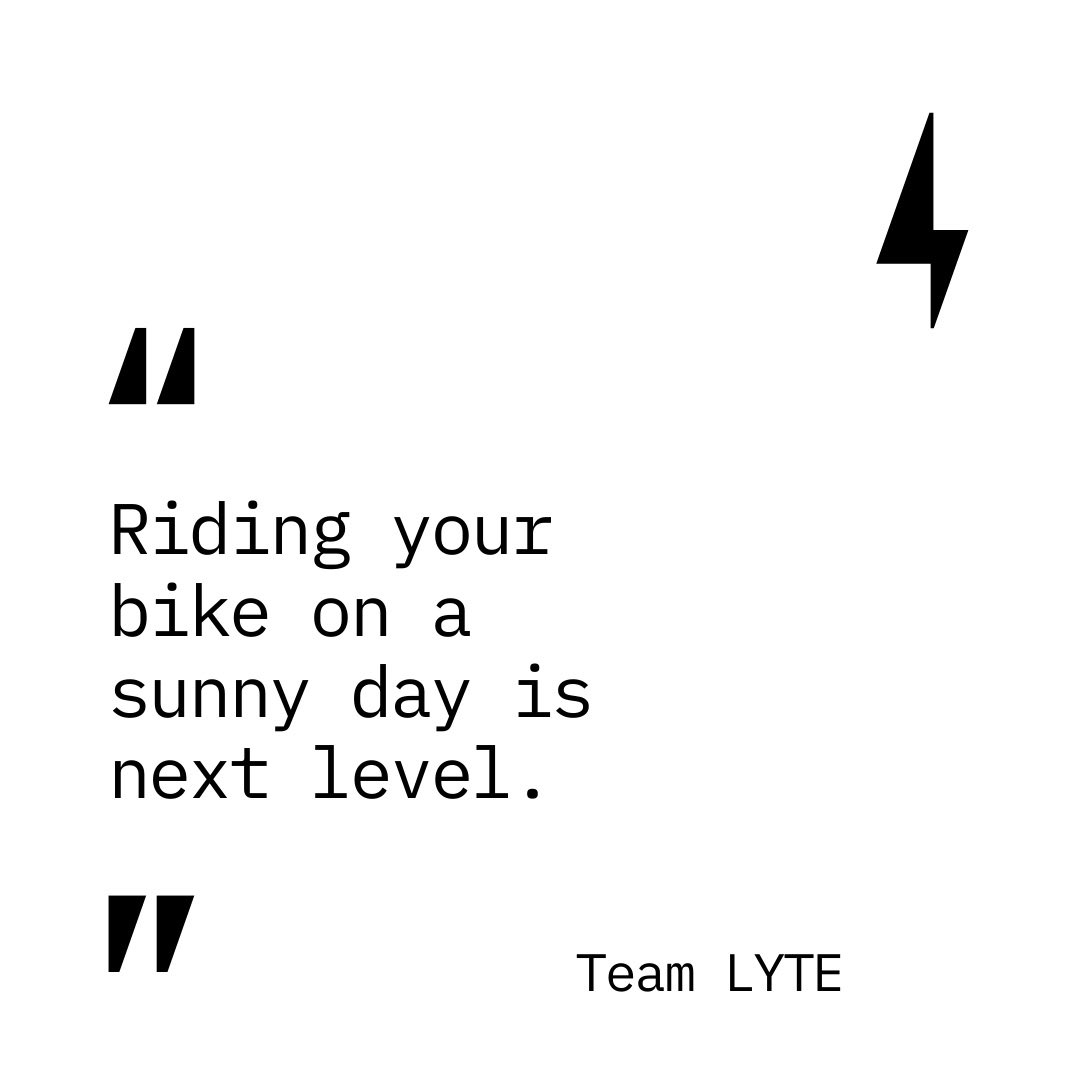 lyteride's tweet photo. Next level stuff 😎⚡️#lovecycling https://t.co/9l0ToeEMvA