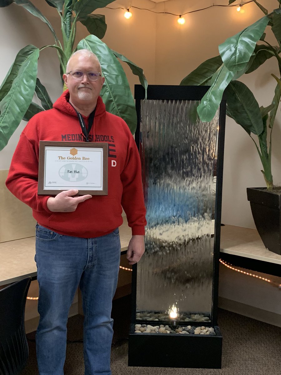 Introducing this month’s Golden Bee, Mr. Blue!!! Thank you for your dedication, drive, and kindness. We are grateful you are a bee 🐝 #GoldenBee #OneHive