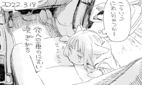 他人の車中のにおいを嗅いでいるとなんかワクワクします 