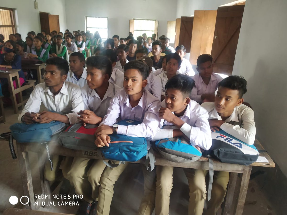 BSFNBFTR's tweet photo. A Career Orientation Programme for the students of Inter College Jugalpara, WB was organised by #175Bn @BSFNBFTR. They were counseled about the job opportunities in Defence Forces. Teachers appreciated the efforts of @BSFNBFTR for the career development of the youth.
@BSF_India https://t.co/zGCF1tN24q