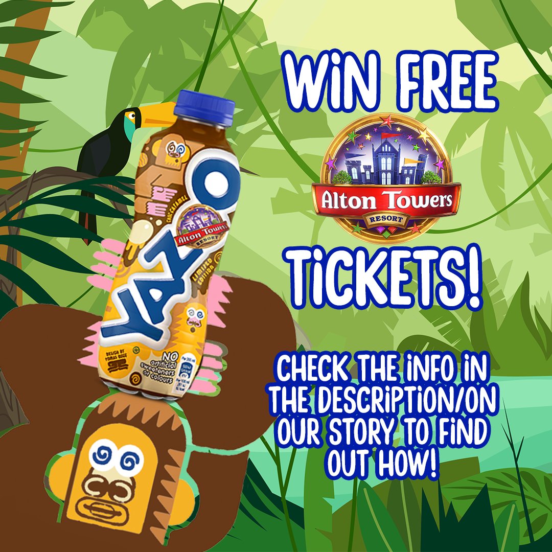 PSSSST...wanna win a FREE 4-person <a href="/altontowers/">Alton Towers Resort</a> experience? 

Head on over to our Instagram to find out how! 

#shakeitup #YAZOO
