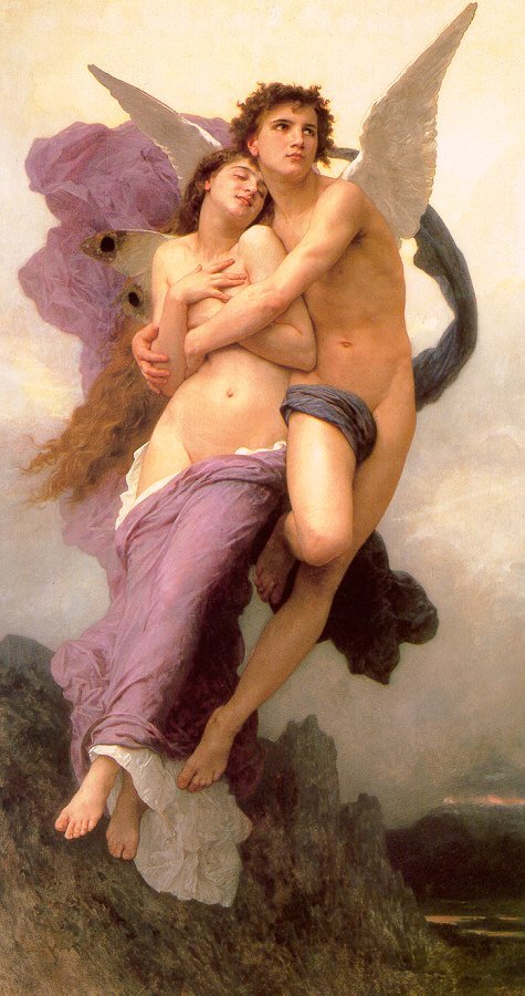 The Abduction of Psyche, 1895 #bouguereau #realism