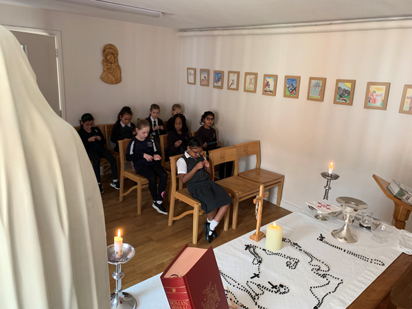 LENTEN PREPARATIONS
As part of our Lenten preparations, children have been sacrificing some of their lunchtime play, saying some prayers in the school Chapel