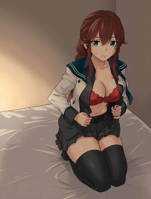 すみっこで小さくなってる能代☺️ 