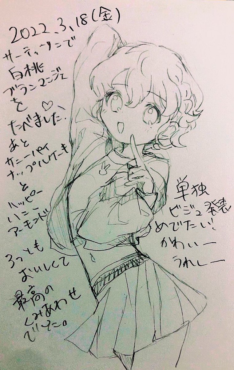#ポスカ日記2022
レオナちゃん、可愛すぎ 