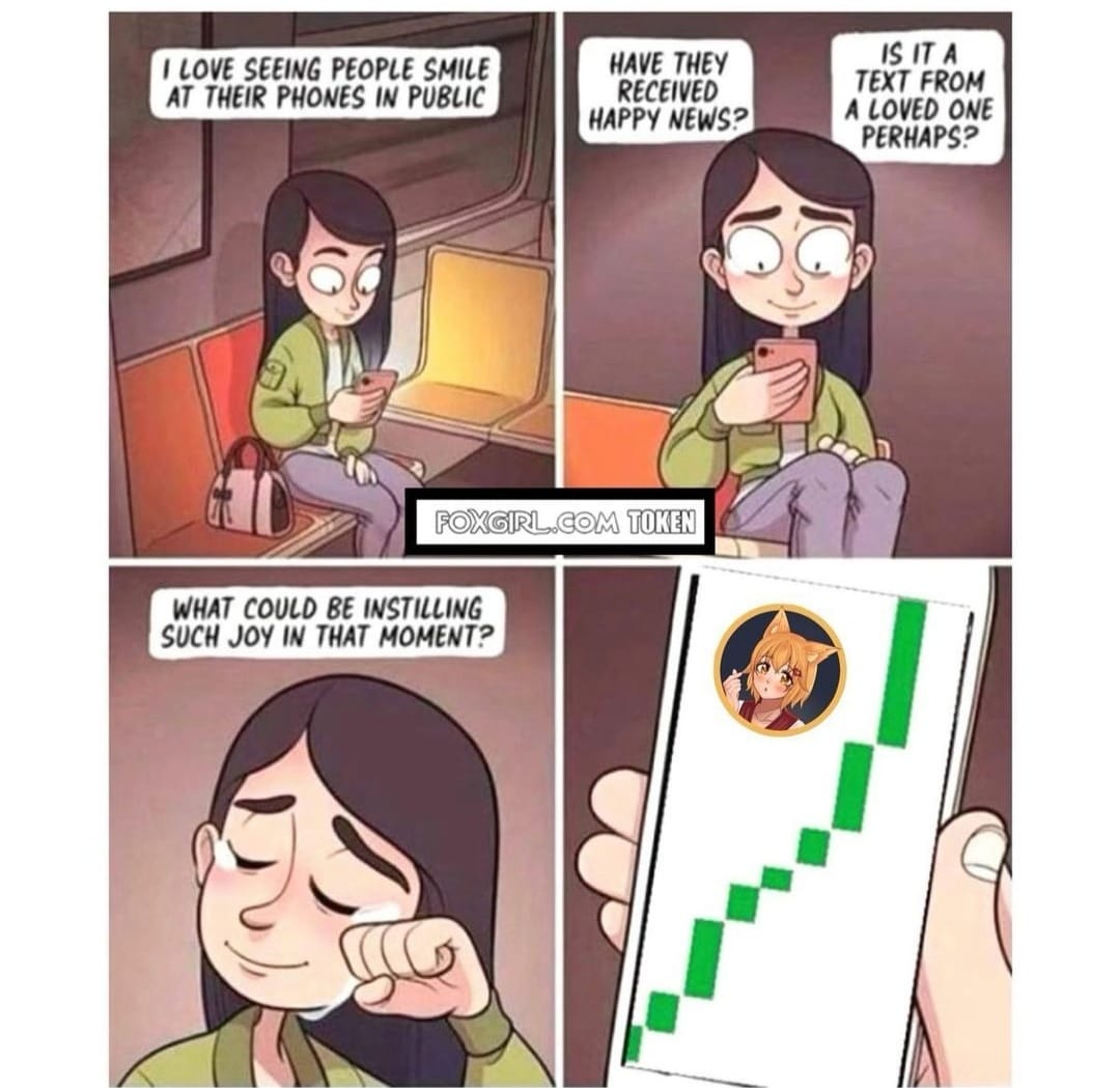 SkyOfficial78's tweet photo. @CryptoWendyO I love it @foxgirltoken! That's why it's always my choice 🦊😍

#FoxGirlToken https://t.co/5996xZNDcM