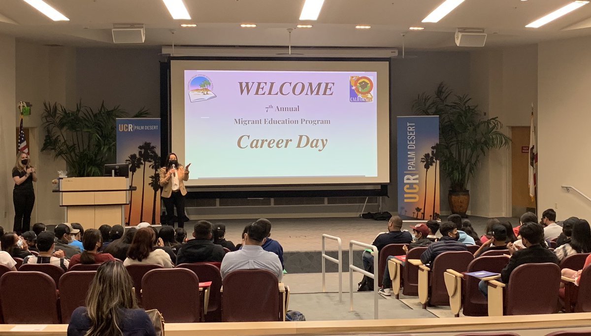 Welcome to the CVUSD Migrant Career Day! #Cvusdlearns