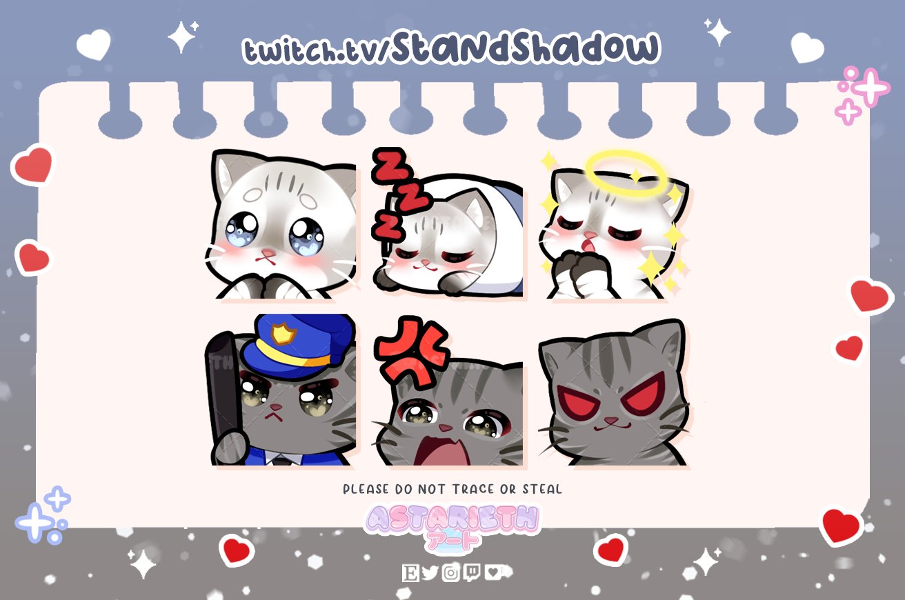Cute Astronaut Hairless Cat Twitch Discord Emote Channel -  Portugal