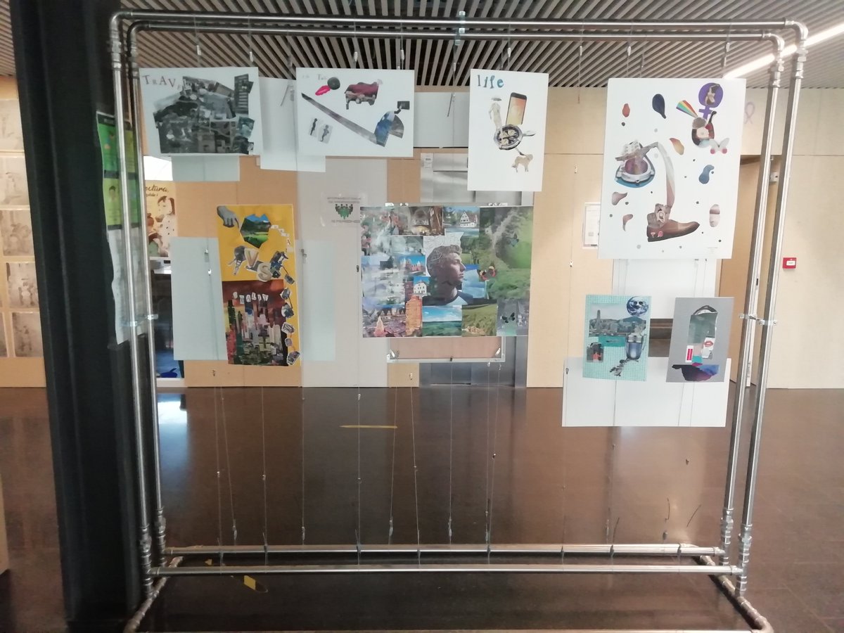 ErasmusLes's tweet photo. #CITYCOLLAGE exhibition at Les @aimerigues is almost in place. Next week we will get it fixed.
Stay alert!

#makingvisibletheinvisible
#observethinkconnect
#somethingwedo https://t.co/QlfC4lnEPv