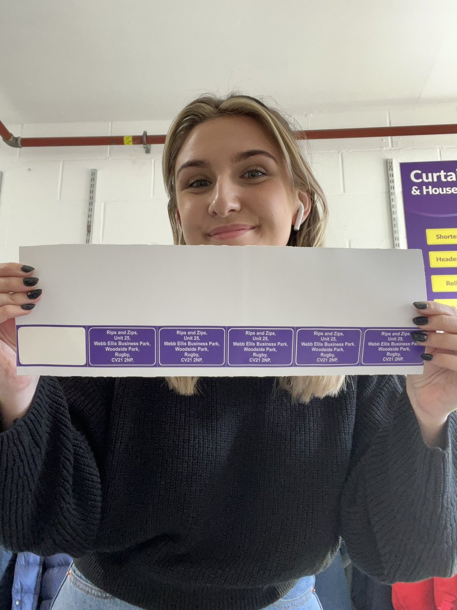 AndZips's tweet image. Just a reminder you can order our address labels from Barneys &amp;amp; make sure the arrive to us safely! 
Item number 848 for our purple Rips and Zips ones or you can search ‘rips and zips’ and they come up😊 happy Friday!