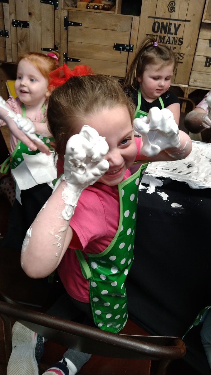 What an exciting and MESSY morning we had at the amazingly magical <a href="/GrimmAndCo/">Grimm & Co</a> today with our friends