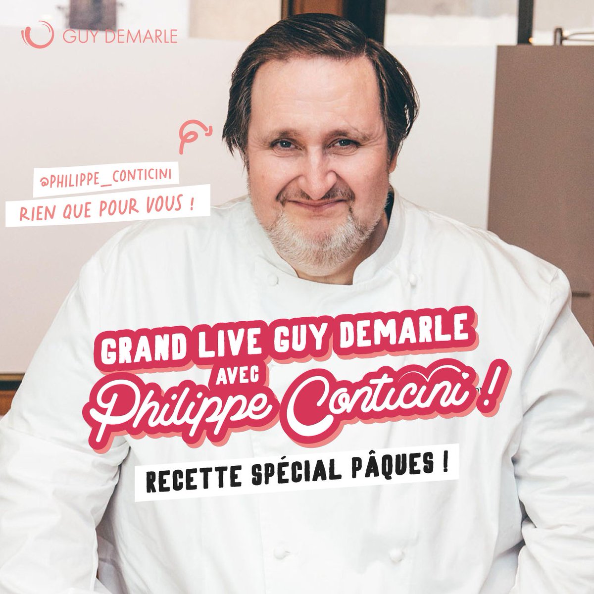 Envie de découvrir en exclusivité la recette de l’incroyable dessert de Pâques signée par le Chef Philippe Conticini pour Guy Demarle ?
Ça se passe ici -> fb.me/e/1f5wM1QTF  ;)

#recette #paques #chocolat