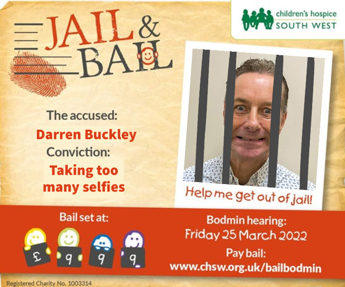 cornwallchamber's tweet photo. Our very own Darren Buckley has pleaded guilty to taking too many selfies...about time!!

donate by clicking here 👉 https://t.co/qLflBXdw8v

This is such a great cause, so please donate if you can.

@CHSW 

#toomanyselfies #childrenshospicesouthwest #donate https://t.co/yPbMpnij8j