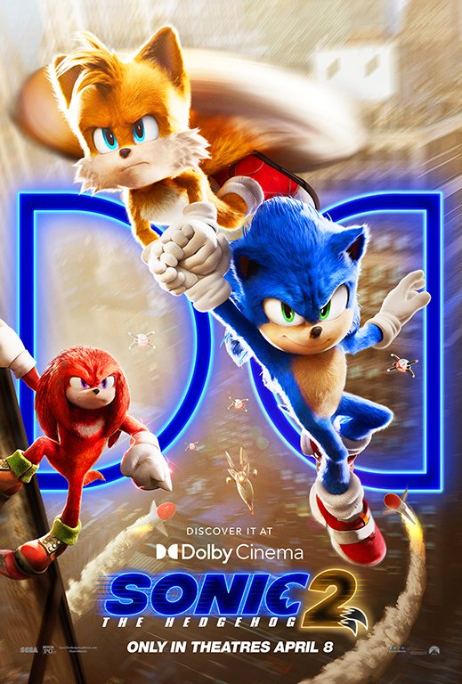 Sonic 2: O Filme ganha primeiro trailer oficial mostrando Knuckles e Tails