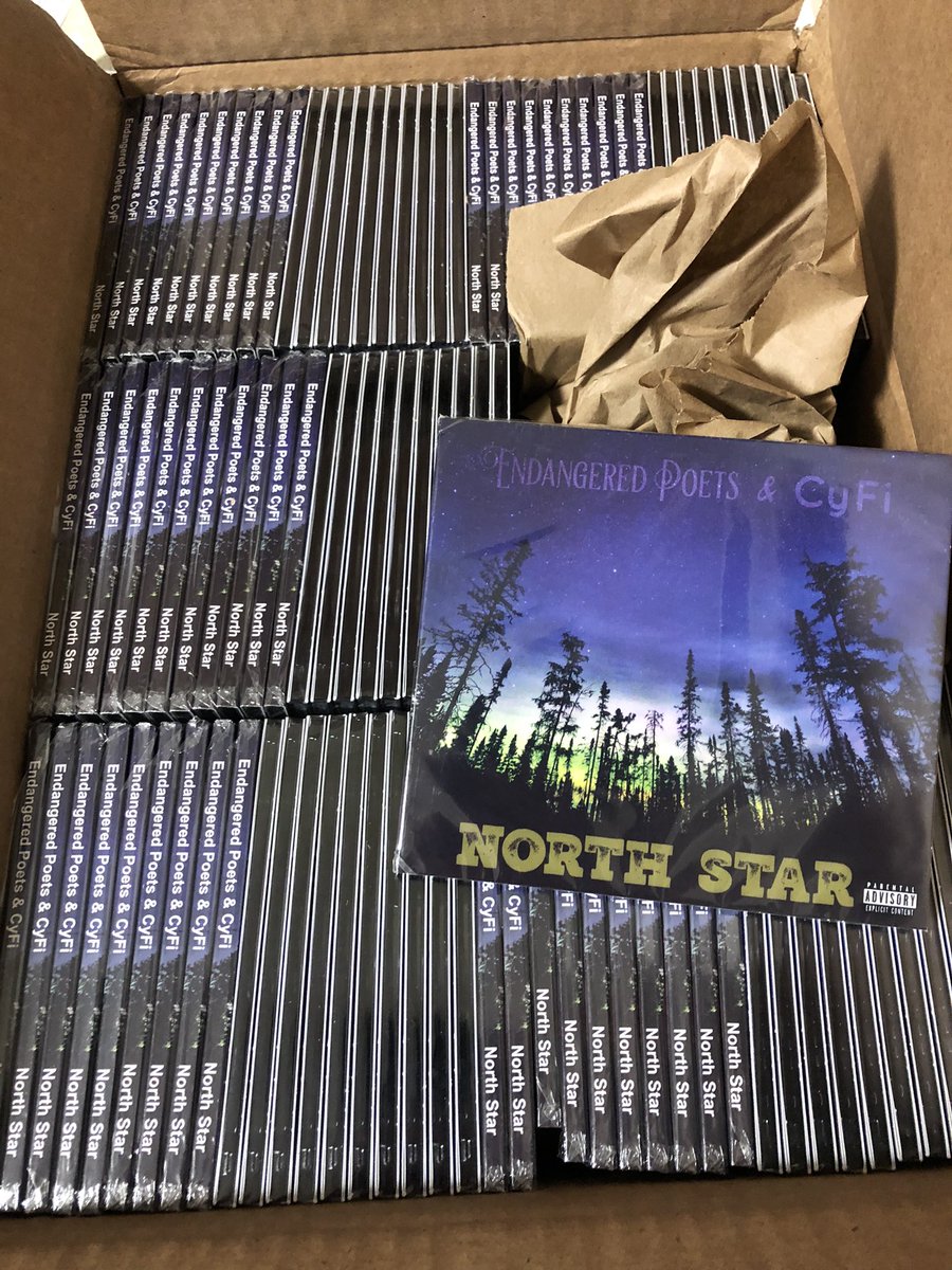 imCyFi's tweet photo. physical CDs arrived earlier this week i’m so stoked!!! 6 days until North Star drops ⭐️ @EndangeredPoets https://t.co/ZcV70fJYh9