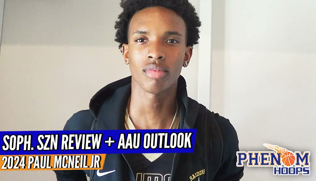 Phenom_Hoops's tweet photo. INTERVIEW: 2024 Paul McNeil Jr. Talks Top 25 Breakout Season for Richmond + Offers & Schools! #PhenomHoop
Watch: https://t.co/V19nPOsTZM https://t.co/m8SIf7DxGr