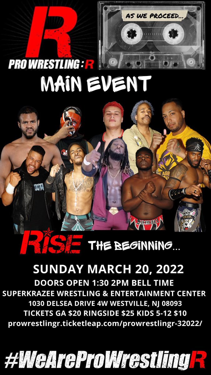 WilliamWolfen's tweet photo. Busy Weekend for my guy @llcoolgkm 👏🏾👏🏾👏🏾

• Saturday: #RockandRollForever LIVE on @FiteTV🥈

• Sunday: #WeAreProWrestlingR

Give em Hell. 🔥#PhoenixMentality https://t.co/ICkC64FN3d