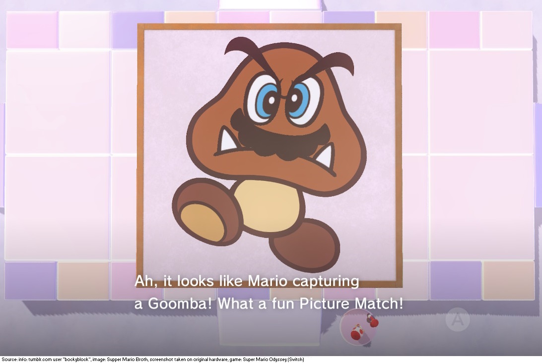 Supper Mario Broth on Twitter "In Super Mario Odyssey, the Goomba