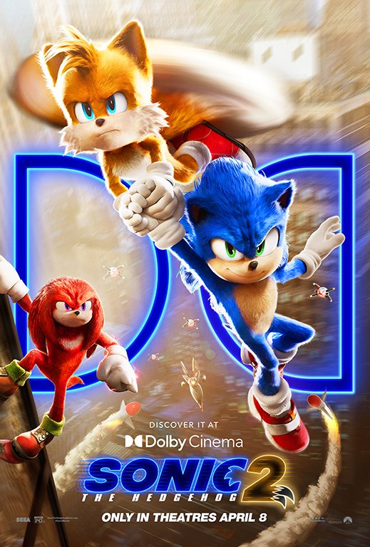 Twitter hashflags, AR filter and new poster sighted for Sonic the Hedgehog 2  - Tails' Channel