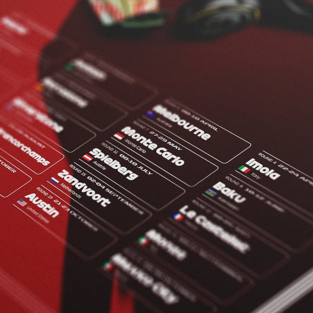 IAmAutomobilist's tweet photo. The @F1 Season 2022 Calendar is here, officially licensed by Formula 1ยฎ
Featuring the first F1 car prototype, implementing the new regulation changes, and all the 22 races of the 2022 season.
https://t.co/DaJXopBKAo
#F1 #F12022 #F1Calendar #RegulationChanges #F1Poster https://t.co/w53qnK1TEY