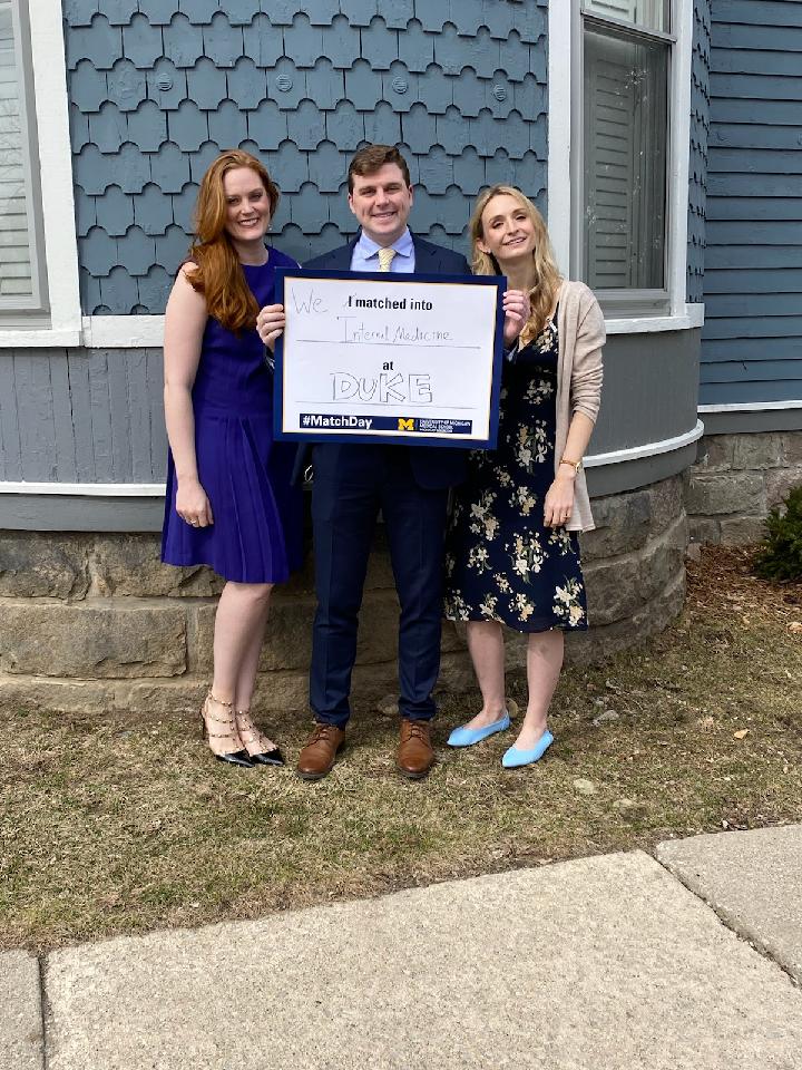 We're heading to Duke! 🥳 CC: <a href="/CaylaPichan/">Cayla Pichan, MD</a> <a href="/ClareE_Anderson/">Clare Anderson</a> #GoBlueMatch #Match2022