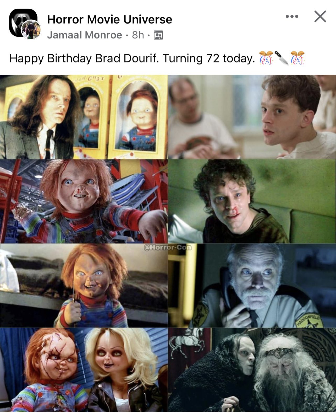 Happy birthday to the LEGEND himself, Mr Brad Dourif! 