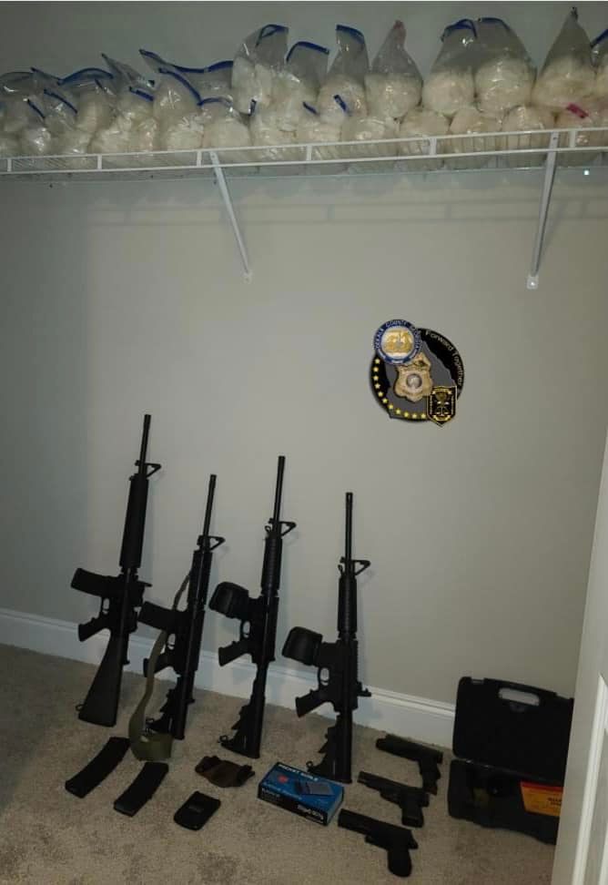 GAFollowers's tweet photo. Yesterday DeKalb police seized 300 pounds of meth, 180 pounds of weed, 1000 xanax pills, 8 pounds of cocaine and more at a Dunwoody home. https://t.co/SGbr0vtPIJ