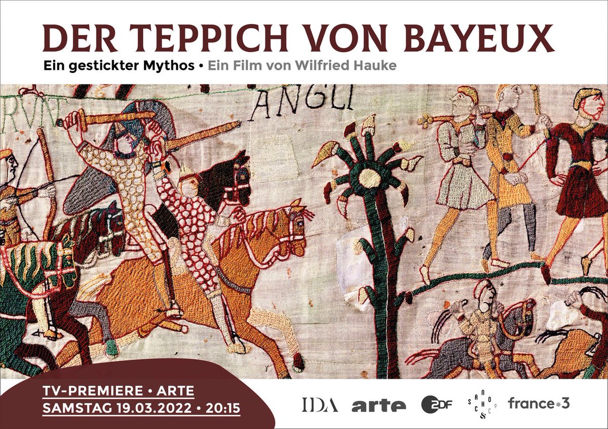 Recently, I was interviewed for a documentary about the Bayeux Tapestry, which was an important part of my research for #TheEveningAndTheMorning. You can watch it tomorrow at 8.15pm CET on <a href="/ARTEde/">ARTE</a>.