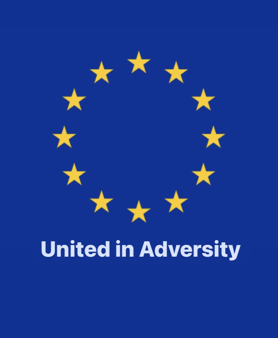 EuropeanByChoic's tweet photo. IT’S A NO-BRAINER - Times are tough for Europe but it’s a no-brainer. It doesn’t matter whether you are black, white, yellow or green. It doesn't matter what your religion or political views are. More than ever we must remain strong and UNITED IN ADVERSITY✨🇪🇺✨
#standwithukraine https://t.co/s8eYRxgfPH