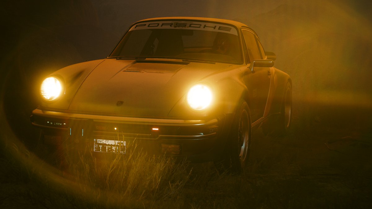sharvinofilm's tweet photo. More shots of Johnny Silverhand's Porsche https://t.co/5A7wHG2Ema