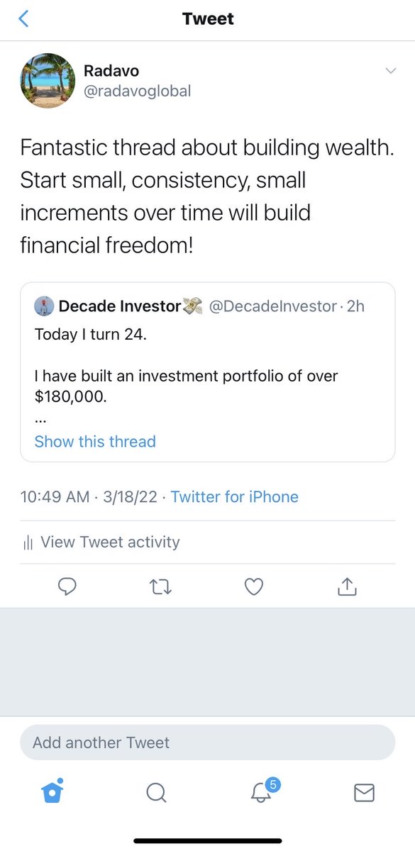radavoglobal's tweet photo. @HeroDividend @DecadeInvestor @Budgetdog_ @Dividend_Dollar @yourfriendandy Oh what a coincidence, I had just RT from @DecadeInvestor 30 min prior. Smart man. https://t.co/bBQkbtqJxq