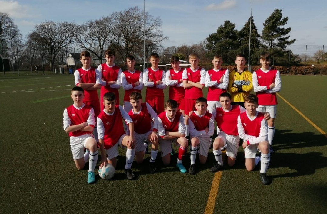 sasbhighschool's tweet photo. Congratulations to our 15's who won 9-0 against @GracemountHigh in the @sschoolsfa Quarter finals.
Safe journey home. 

Cope ⚽⚽
Lasley ⚽⚽
Philips ⚽
Wilson ⚽⚽
Byrne ⚽ 
Sinclair ⚽ https://t.co/yzO5C4niFA
