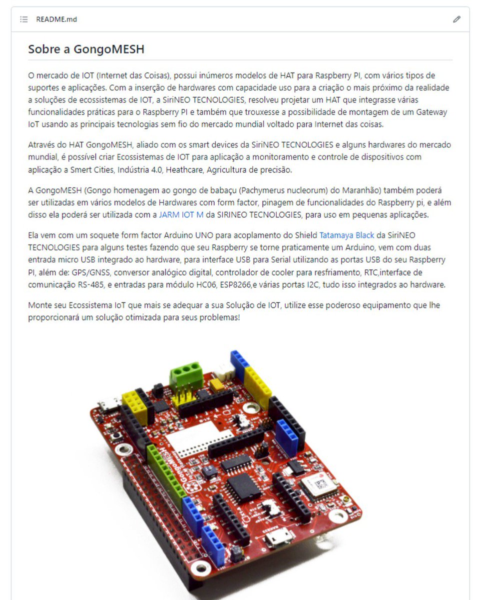 sirineotech's tweet photo. We are writing our Repository on #github, visit, like and share:
https://t.co/xs7wUJyliD
#Jarmiotm #GongoMESH #Jarmesp32iot #SigBOT #LoraBOT #BEESPMF #Tatamayblack #GeoBOT #TiBEE #SunBOT #SiriNEOGeotracker #IoT #technology #IoTBrasil #IoTnordeste #Sirineotechnologies #BabaçuLAB https://t.co/wqbV9Ip8Oz