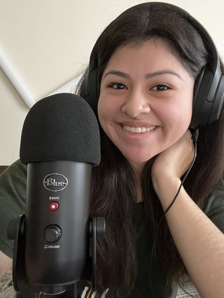 LisettGAmaya's tweet photo. Thanks to @BlueMicrophones I was able to record my interview for my podcast Cuentos con Lisett. The sound was so clear and crisp! Can’t wait release the podcast soon!
#masoncomm https://t.co/PgH6IkhEci