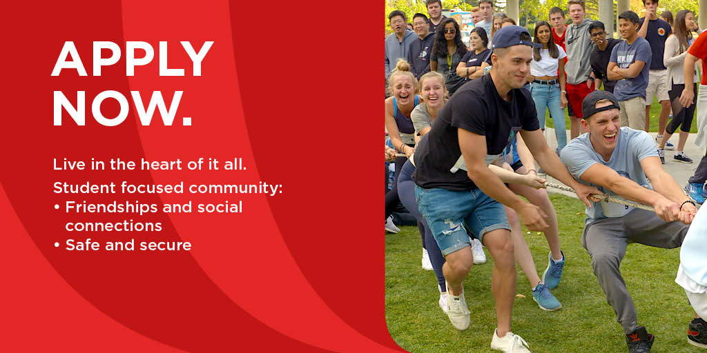 Build long-lasting connections! Apply Now to live in Residence for the 2022/2023 Academic Year!