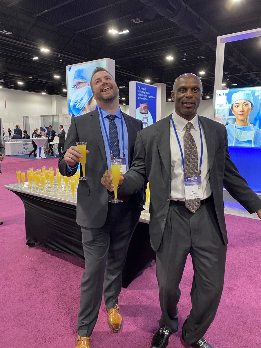 rapenport's tweet photo. Let’s face it. #SAGES2022 day 3. You need these mimosas! Stop by the @ActivSurgical booth and start your day the right way! #activsurgical #medtech #intelligentlight https://t.co/BSBZaXwZOx