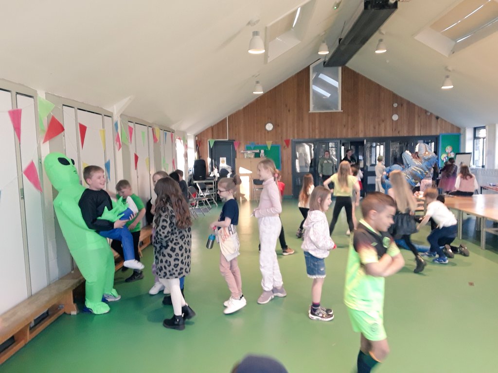 headatashbridge's tweet photo. Now it is the turn of the Juniors to PARTY, music, games, movies and fun #comicrelief22 https://t.co/K4fp4VKLeU
