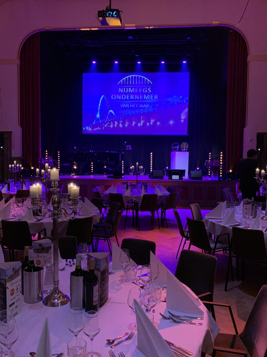Vanavond mag ik eindelijk bekend maken wie Nijmeegs Ondernemer van het jaar 2021 is geworden. #Nijmegen #ondernemen