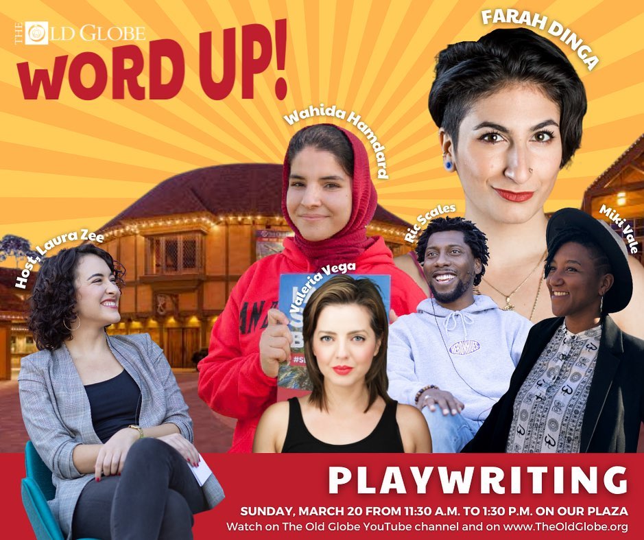 Visit <a href="/TheOldGlobe/">The Old Globe</a> this Sunday, March 20 and enjoy their free Mad Libs-style communal storytelling event “Word Up!” from 11:30 am to 1:30 pm at the outdoor Copley Plaza!
