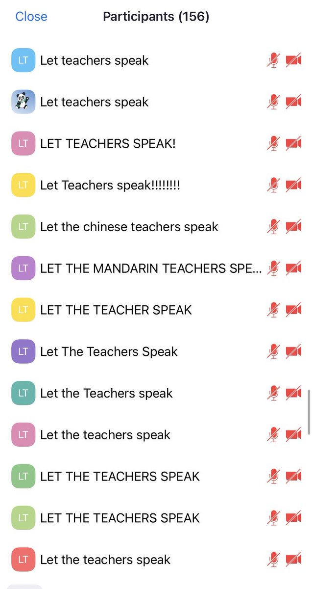 Last night’s Irvine International Academy board mtg, only 30 mins of comments & staff picked who spoke. Per survey 75% oppose Dr Scott’s leadership, though the majority of comments supported him. Upset parents changed their screen names to support more time for teachers to speak: