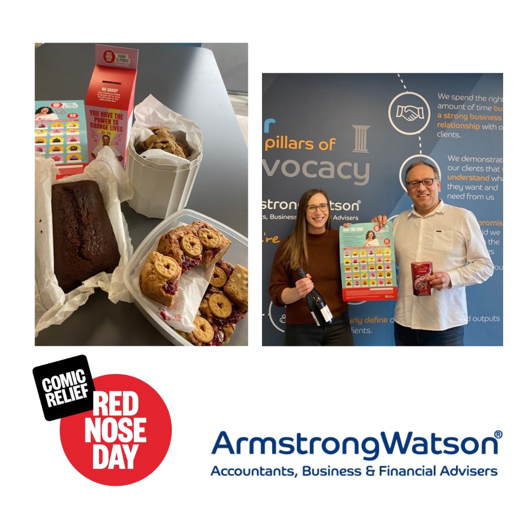 Armstrong Watson (@armstrongwatson) on Twitter photo Happy Red Nose Day!
Thank you to all our colleagues that have donated and taken part in this weeks activities👏
We've quizzed, baked and dressed in red across the firm to raise money for <a href="/comicrelief/">Comic Relief</a> 🎉 Happy Red Nose Day!
Thank you to all our colleagues that have donated and taken part in this weeks activities👏
We've quizzed, baked and dressed in red across the firm to raise money for <a href="/comicrelief/">Comic Relief</a> 🎉