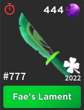 emrhriz's tweet photo. ⚠️ Limited Stuff ⚠️

⏰ Corrupt Clucky and Fae's Lament will go on sale Saturday March 19 at 12.00 p.m eastern time

Don't miss out ! 🍀

#survivethekiller #StPatricksDay #Roblox https://t.co/3gktiAe6lN