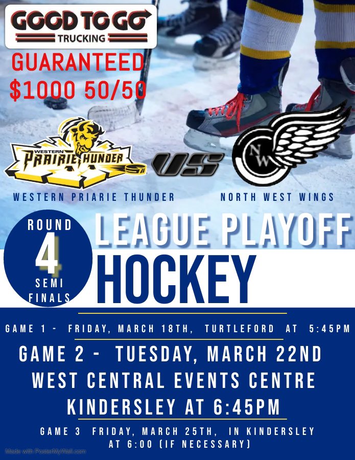 Game one tonight in Turtleford #LETSGO