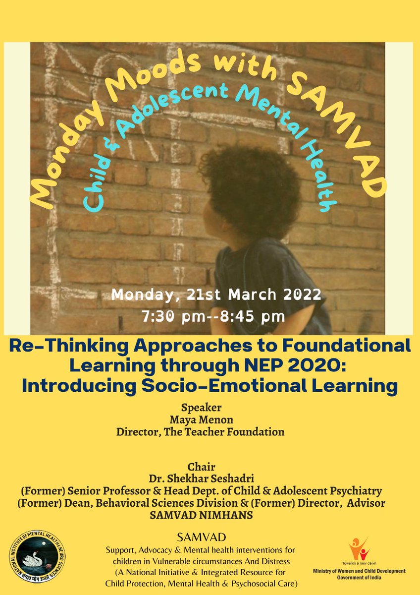 TTFMaya's tweet photo. #MentalHealthMatters #SEL  #ISELF Do join this discussion.@ttfUpdates  using the link below:
https://t.co/kRttDOJQtt https://t.co/5LZNq0nsLV