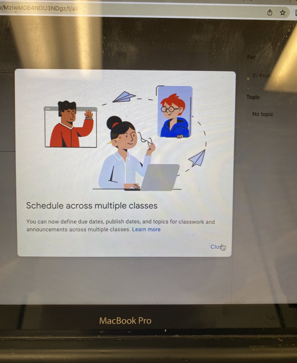 Did you see this <a href="/mme_wagstaff/">Denise Wagstaff</a> !! Thank you <a href="/GoogleForEdu/">Google for Education</a> for finally listening to teachers’ pleas!